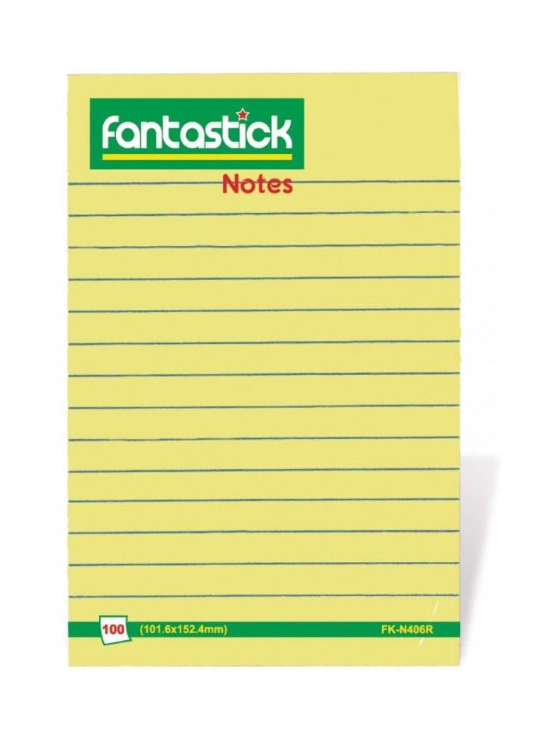 3-Piece Ruled Sticky Notes 4x6 Inch Size Yellow 101.6x152.4mm - pzsku/ZD365D539BBB5D6ADF670Z/45/_/1692172851/be243f8d-88a3-4e85-99bb-9707494e19a3