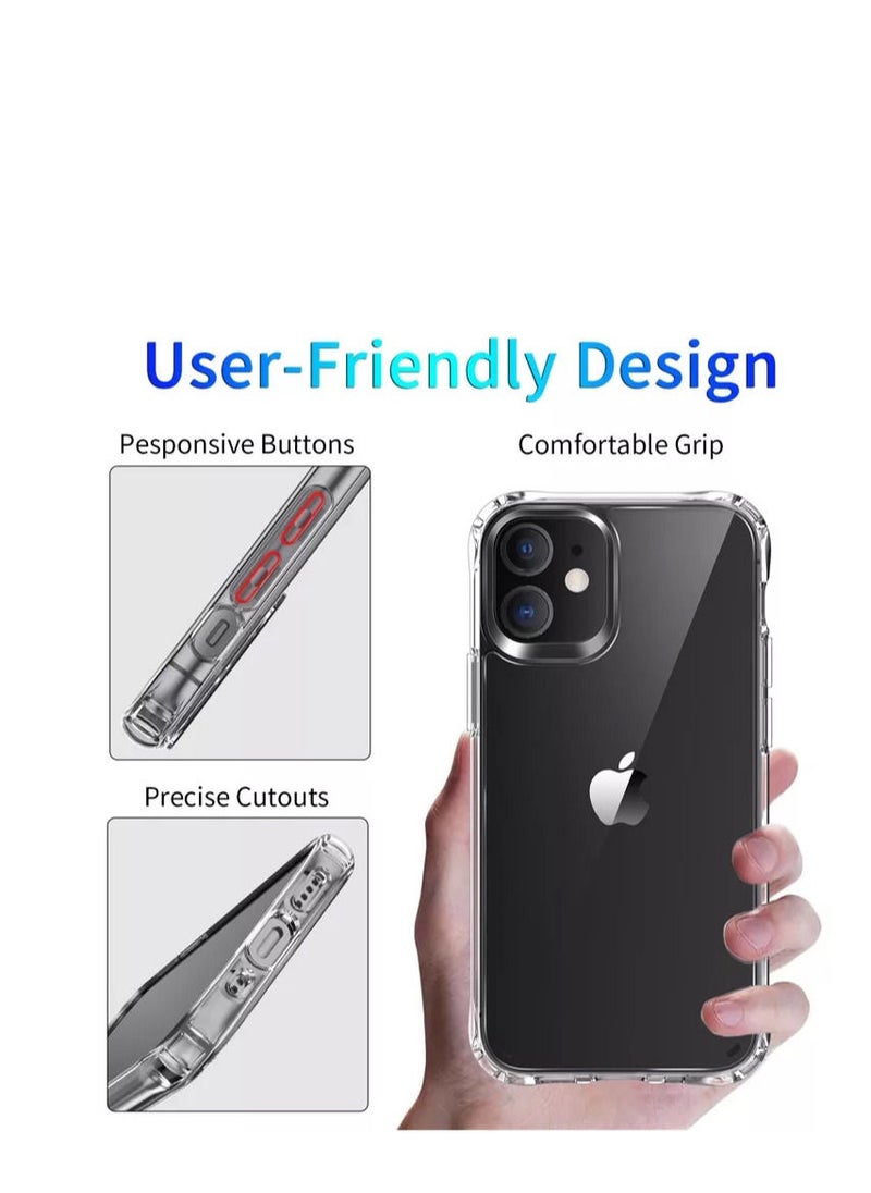 Protect iPhone 12 Mini Clear Case Premium Quality 12 mini Cover Shockproof 5.4 Inches Case For iPhone 12 Mini  - Image 5
