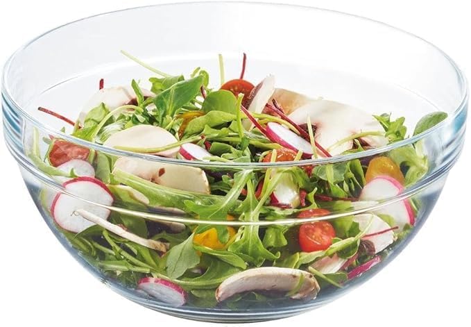 Stackable Glass Bowls Set of 6 - 17cm - Image 4