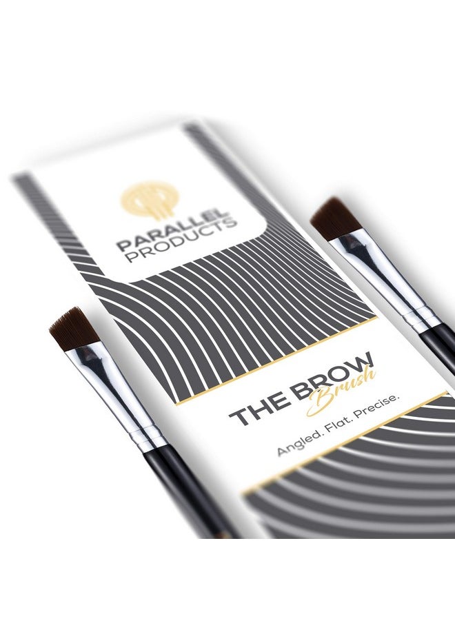 PARALLEL PRODUCTS The Brow Brush(2 Pack) Premium Angled Eyebrow Brush For Powderhennacreamtintmakeupgellamination And Wax  - Image 2