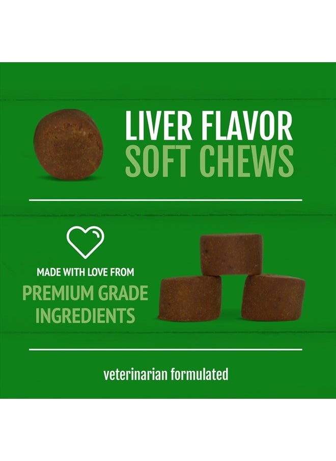 petnc NATURAL CARE Liver Flavor,Cheese Pre & Probiotic Soft Chews for Dog 120 ct (Pack of 1) (Packaging May Vary)  - Image 3