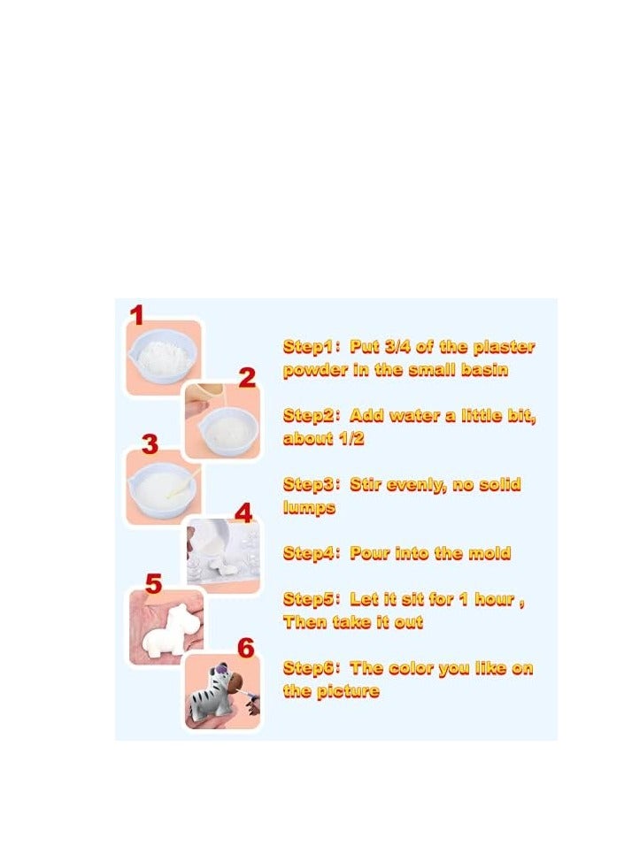 Raxoom Painting Kits for Kids Crafts, Mould and Paint Cute Pets Arts and Crafts Toy, DIY Kit (universe) - Image 2