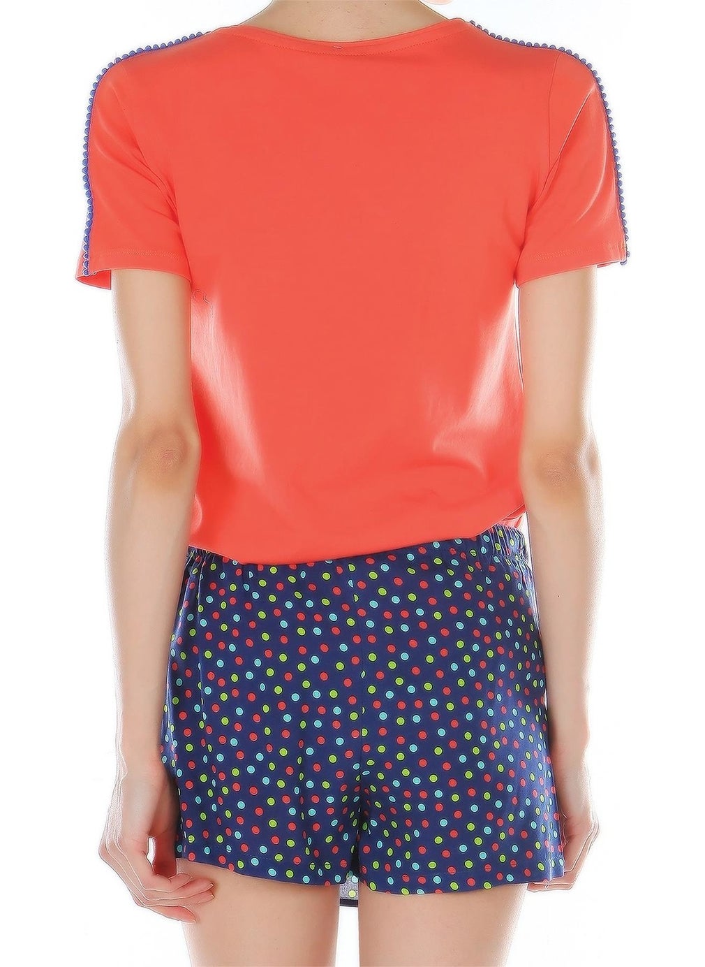 DoReMi Spotted Coral Shorts Set  - Image 5
