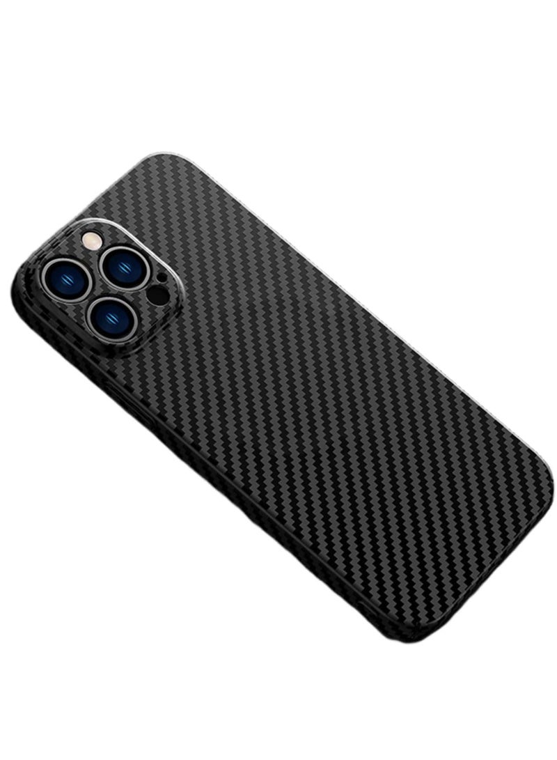 ELTRAZONE Personality Handsome Light Thin Carbon Fiber Pattern PC Phone case Compatible with iPhone 15 Plus Unique Comfortable Cool Shockproof Back Cover - Image 1