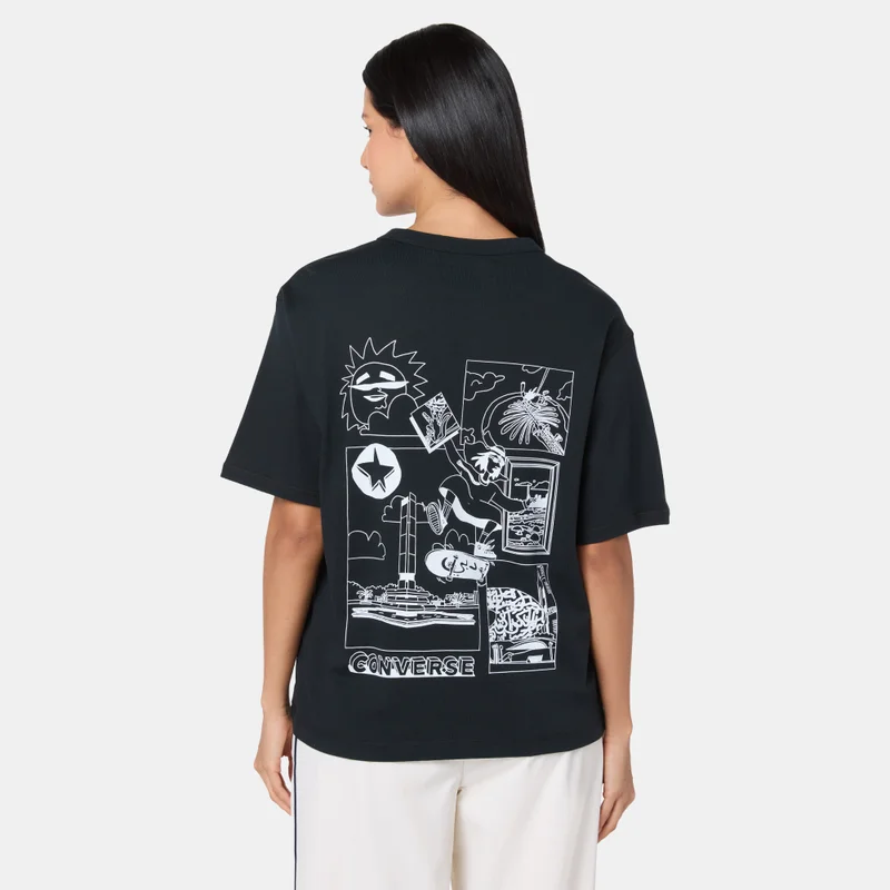 Converse Black Skate T-Shirt  | Best Price UAE