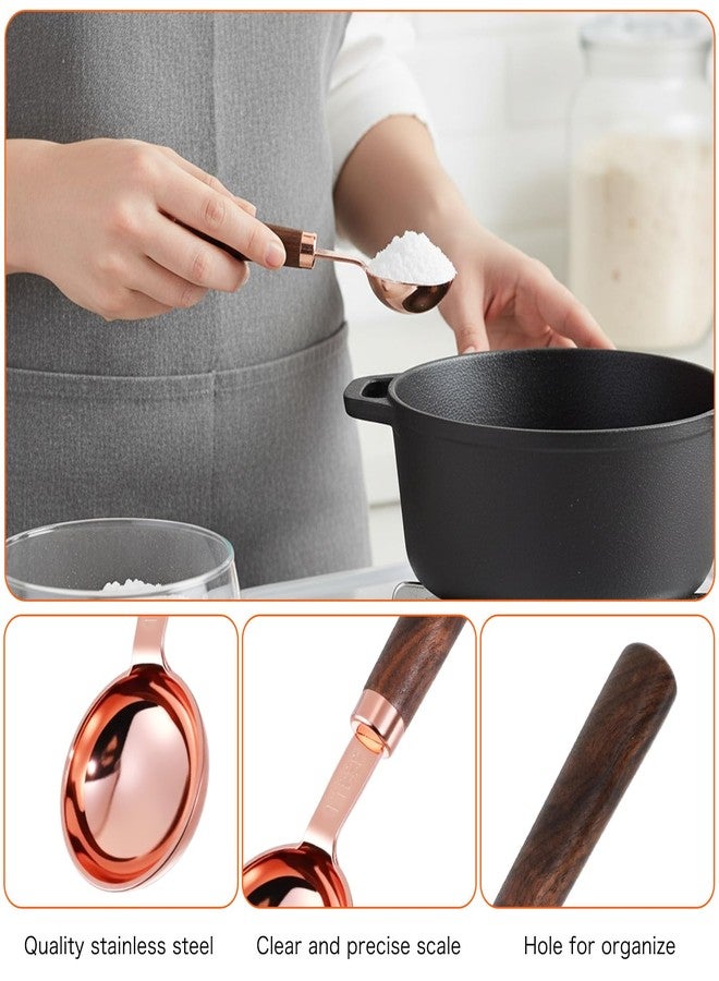Nogeqi 1 Tablespoon Scoop, Coffee Measuring Spoon with Wood Handle, Stainless Steel Coffee Scoop for Beans,Espresso, Protein Powders, Tea, Sugar(1 Tbsp/15ml) - Image 4