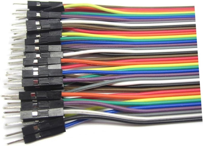 Uonlytech 40pin Jumper Wires 20cm Male to Male Breadboard Cables 2.54mm Pitch for Electronics Projects - Image 4