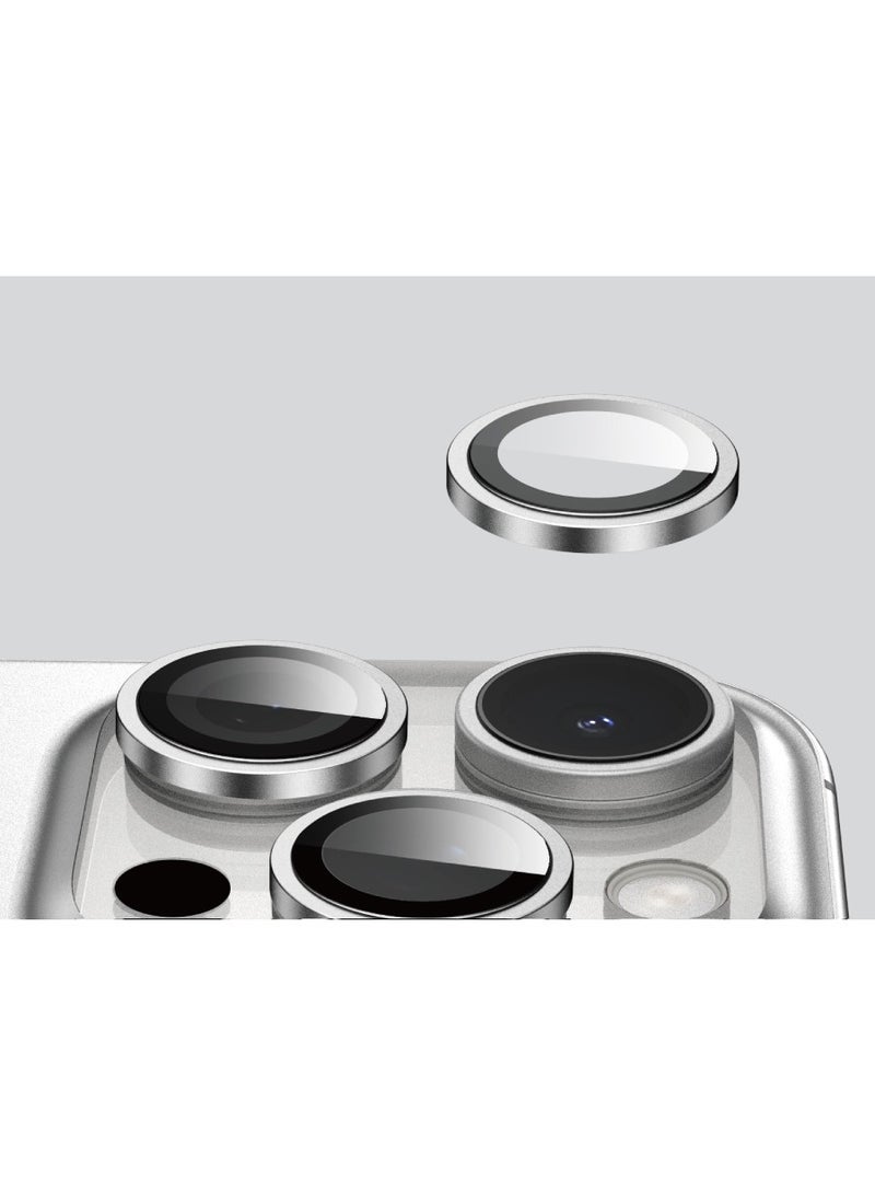 GREEN LION HD Plus Camera Lens for iPhone 16 Pro/16 ProMax / Anti Fingerprint / Anti-Glare Coating / Anti Scratch / Water Resistant / Nano Absorption- Silver - Image 5