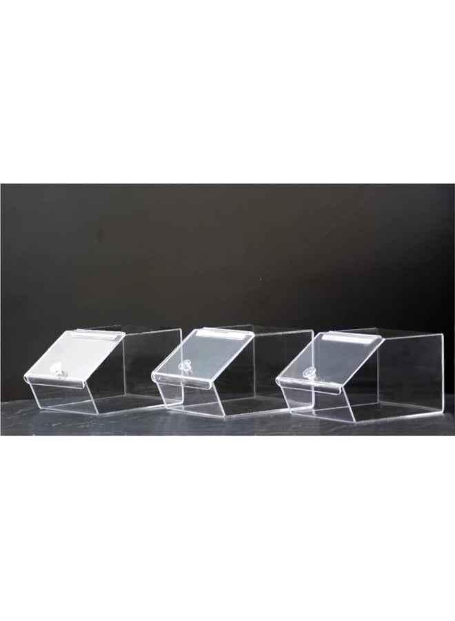 TPGP Display Box for Fruits, Vegetables, Chocolate, Chips, Crackers and Dry Fruits - Useful for Refrigerator - Pack of 3 Pcs - Image 1