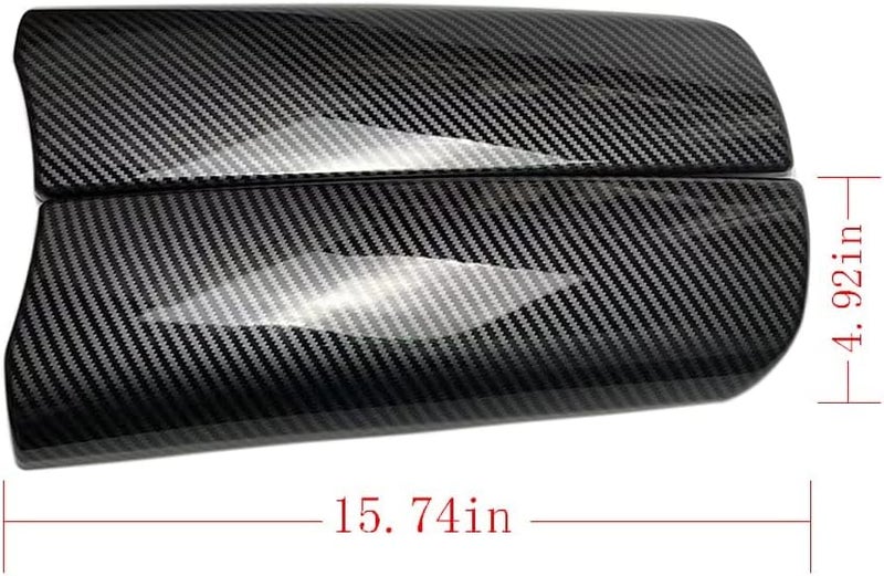 CHUANGHUI NA for BMW 7 Series F01 F02 2009-2015 ABS Carbon Fiber Color Car Interior Center Armrest Box Cover Console Box Storage Box Trim Covers (740i 740Li 750i 750Li 760Li) - Image 5