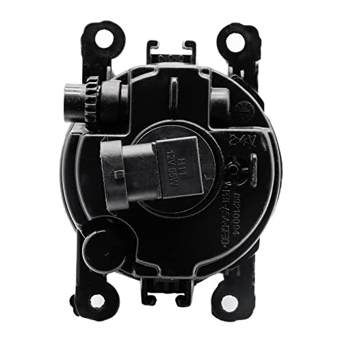 Prefer Warehouse Pair of Front Fog Lights RH LH Passenger Driver Side Compatible With Fiat 500 2-Door 2012-2018 & 500X 2019-2021 & 500L 2014-2020 Replaces CH2592152 68202187AA, black - Image 5