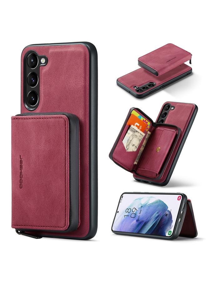 The Bros Case For Samsung Galaxy S24 5G Magnetic Zipper Horizontal Flip Leather Phone Case