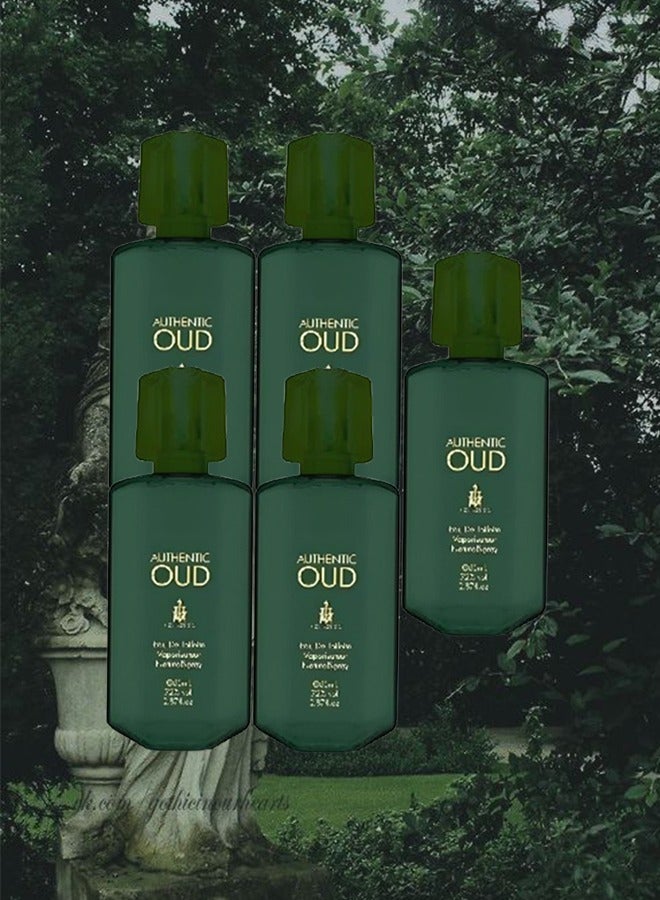 Collection 5 Pieces Authentic Oud Perfume 85ml EDT - Image 1