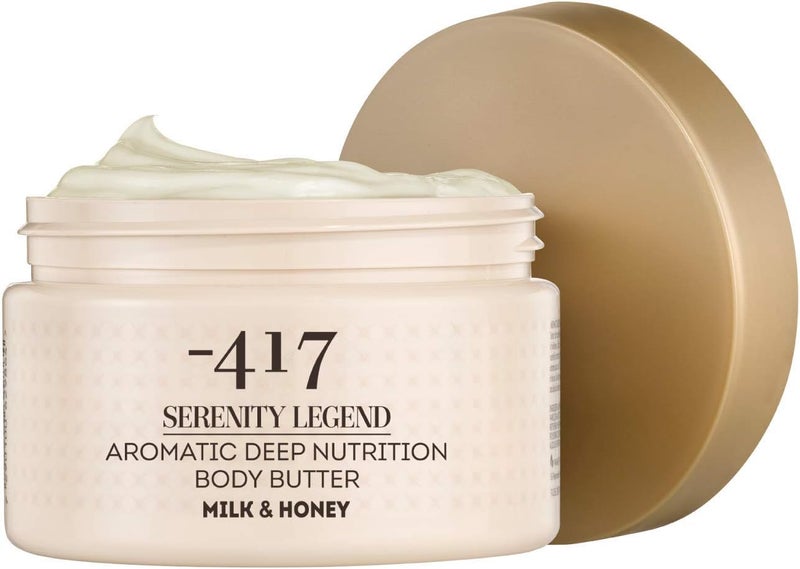 -417 Serenity Legend Aromatic Deep Nutrition Body Butter with Milk & Honey for Dry Skin - 8.4 oz - Image 1