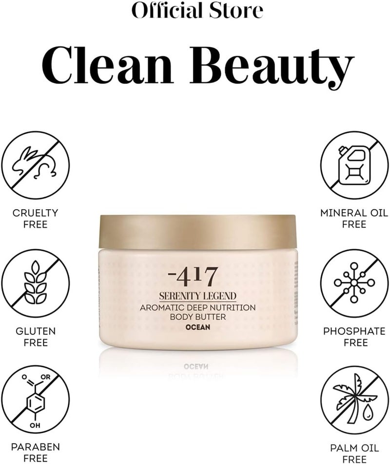 -417 Serenity Legend Aromatic Deep Nutrition Body Butter with Milk & Honey for Dry Skin - 8.4 oz - Image 4