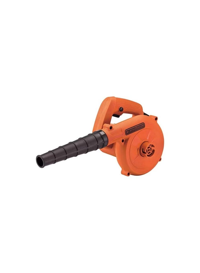BLACK+DECKER Blower/Vacuum Cleaner - Single Speed ​​- 530W - 16000 RPM - Orange and Black - with Collection Bag for Home and Garden Use - BDB530-B5 - Image 1
