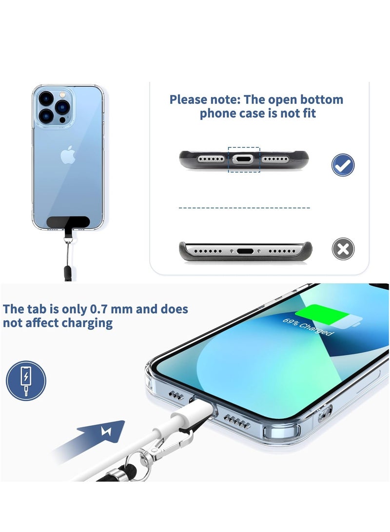 تي نيوفون مجموعة حبل تعليق الهاتف - حزام رقبة قابل للتعديل (66 سم) + حزام معصم (20 سم) + علامتي ربط غير لاصقتين - حامل عالمي بدون استخدام اليدين لأجهزة iPhone وAndroid والمزيد (رمادي غامق) - Image 5