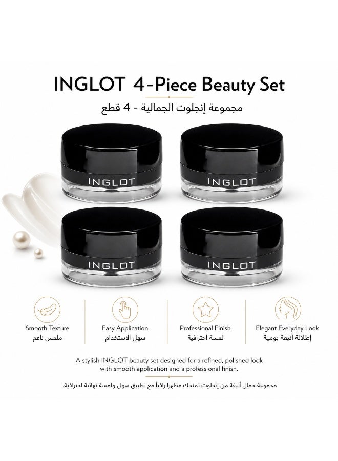Inglot AMC Eyeliner Gel 77 Black - 4 Pieces - Image 1