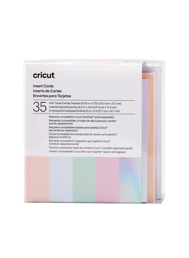 Cricut 2009472 Insert Cards, Princess, 12.1cm x 12.1cm (Cricut Size S40) - Image 1