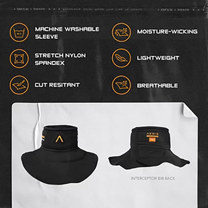 AEGIS Interceptor (Bib) Hockey Neck Guard/Protector Featuring D3O (S/M) - Image 3