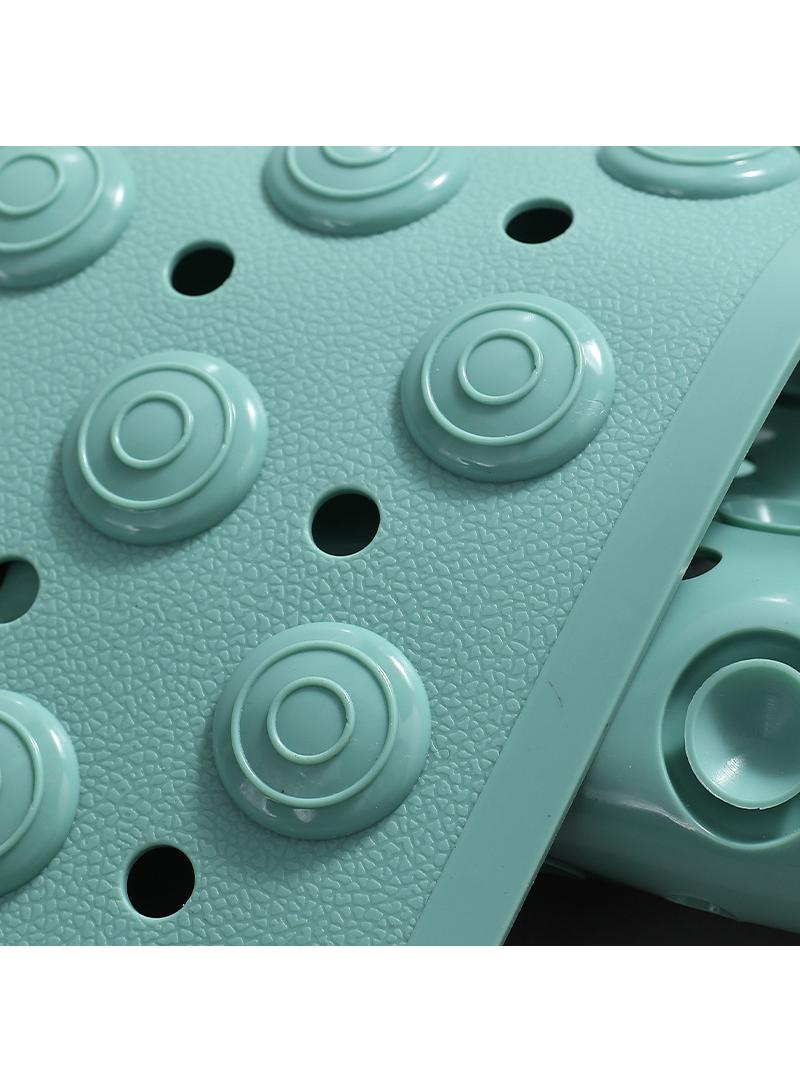 Bathroom anti slip massage mat, waterproof bathroom, hotel toilet floor mat, green 60 * 90cm - Image 4
