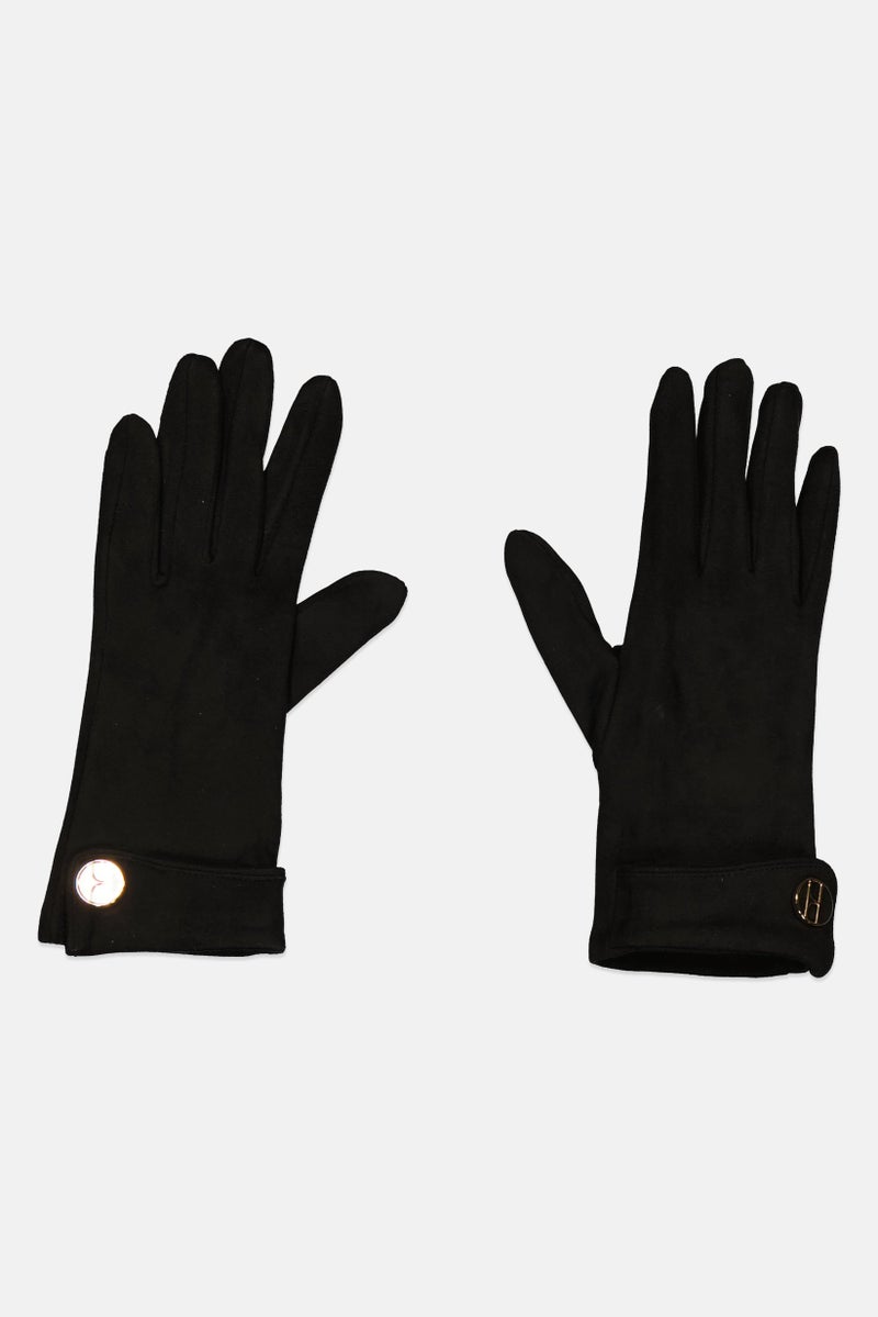 ELLE Women Brand Logo Gloves, Assorted - Image 1