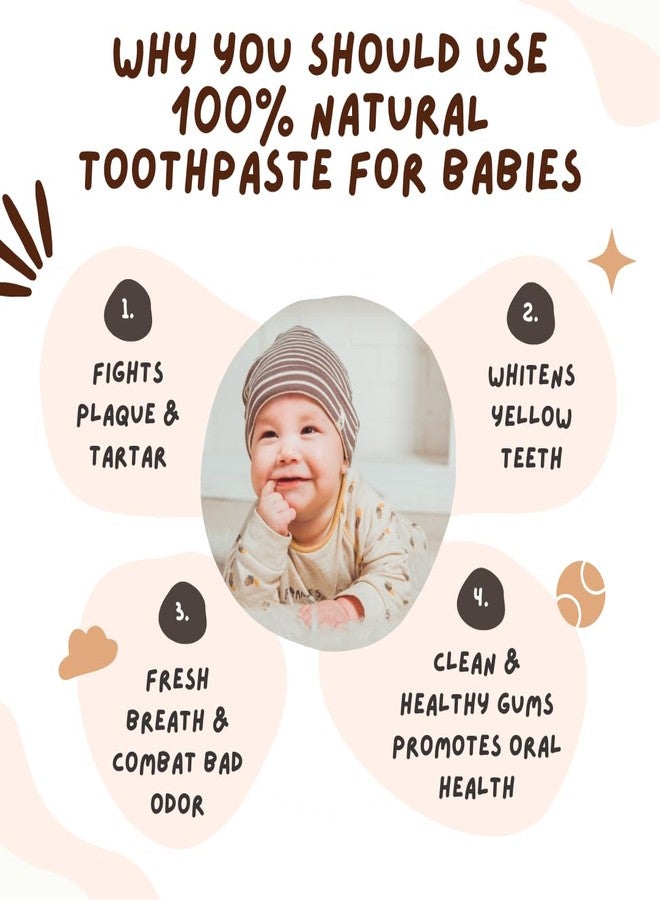 Coco Crush Combo of Virgin Coconut Oil, Toothpaste, & Finger Toothbrush for Babies | 100% Pure, Natural, Ingestion Safe, and Cold-Pressed (100ml Coconut Oil + 200ml Toothpaste + 1 brush) (300ml) - Image 3