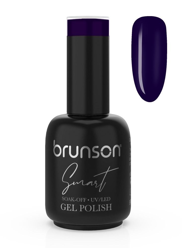 برونسون Gel Nail Polish, 15ml Smart Gel Nails Glossy Shine Finish Long Lasting Soak off UV/LED Gel Polish for Nail Art French Manicure Pedicure Salon Quality Chip Resistant Gel Nail Extensions UV Gel - Image 2