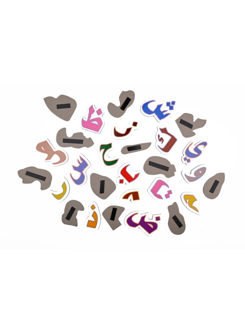 Arabic Letters Wood Magnetically Attached To The Back - Image 3