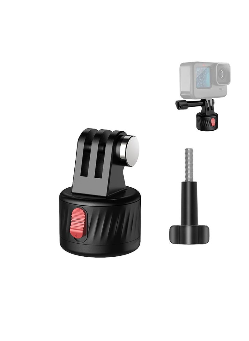 SYOSI - Magnetic Suction Adapter Tripod Adapter Quick Release Base Mount Action Camera Accessories Screws Free with Magnetic Base Compatible with 11/10/9/8/7 Insta 360 AKASO DJI Action - Image 1