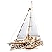 UGEARS Trimaran Merihobus 3D Wooden Puzzles for Adults Wooden Model Kits for Adults Catamaran Mechanical Models Wooden Ships Sailboat Model Kit Brain Teaser Hobby Set - Image 2