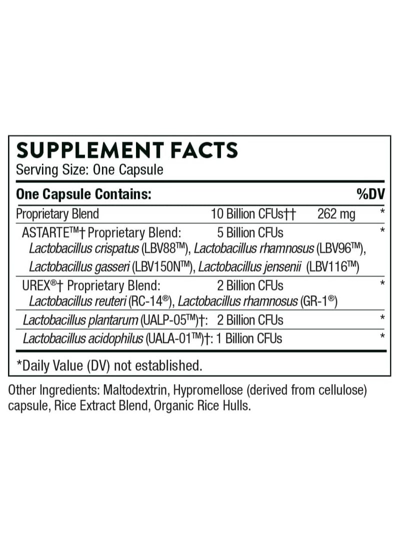 Thorne - Women's Daily Probiotic Dietary Supplement - 30 Capsules - Image 1