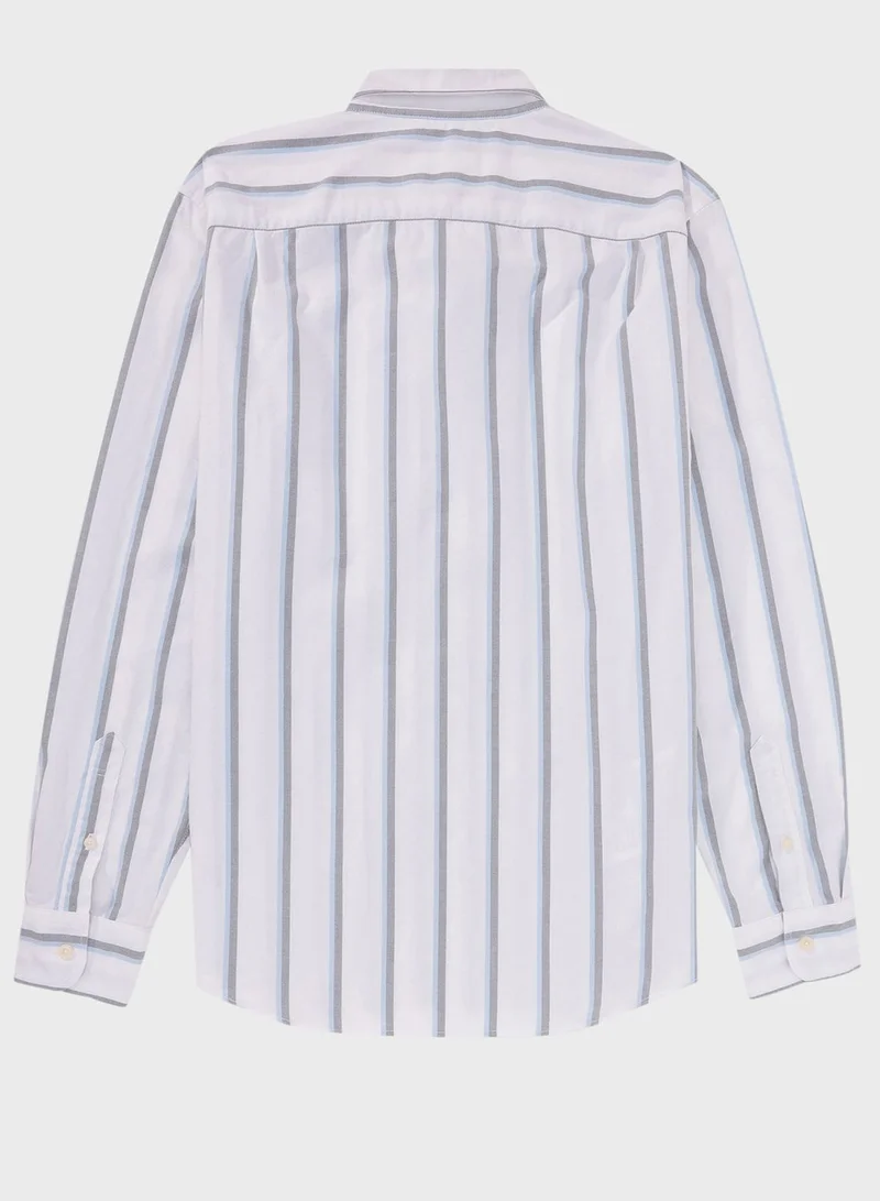 American Eagle Striped Classic Fit Shirt