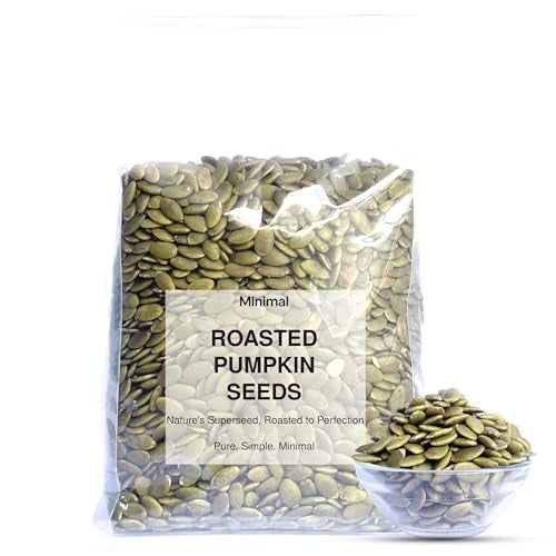 Minimal Roasted Pumpkin Seeds - 800g | Crunchy, Lightly Roasted | High Protein, Rich in Magnesium | Ideal for Snacking, Salads & Smoothies - Image 1