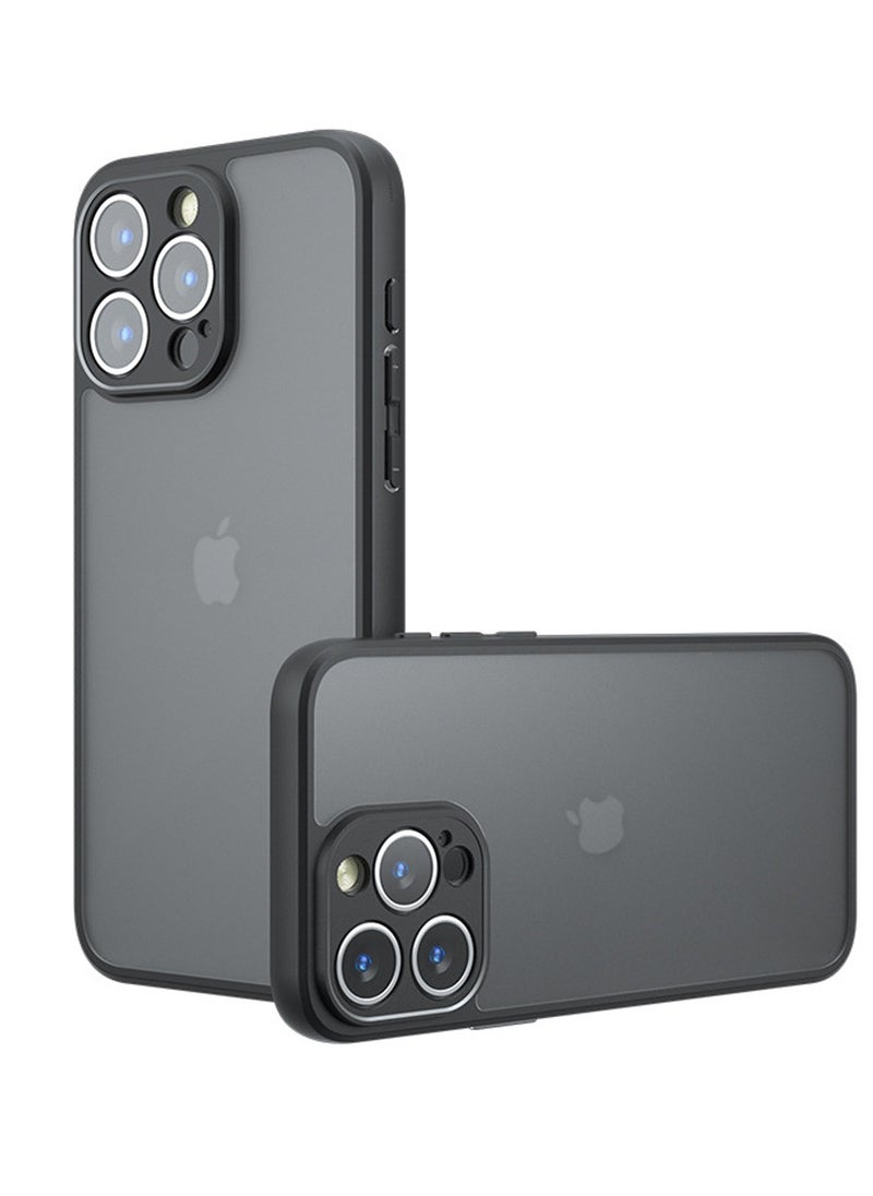 CaseNeo - Case Compatible with iPhone 16 Pro Max, Shockproof, Non-slip, Scratch-resistant, Anti-fingerprint Bumper Protective Case, Case Compatible with iPhone 16 Pro Max (Black) - Image 1