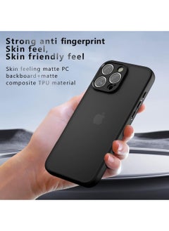 CaseNeo Case Compatible with iPhone 16 Pro Max, Shockproof, Non-slip, Scratch-resistant, Anti-fingerprint Bumper Protective Case, Case Compatible with iPhone 16 Pro Max (Black)  - Image 5