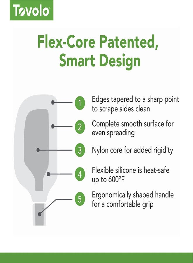 Tovolo Silicone Spatula with Wooden Handle Set of 5 Piece Silicone Kitchen Utensil Set Spoonula Jar Scraper Mini Spatula and Spoonula for Cooking Baking Mixing Folding Pink Sorbet - Image 5