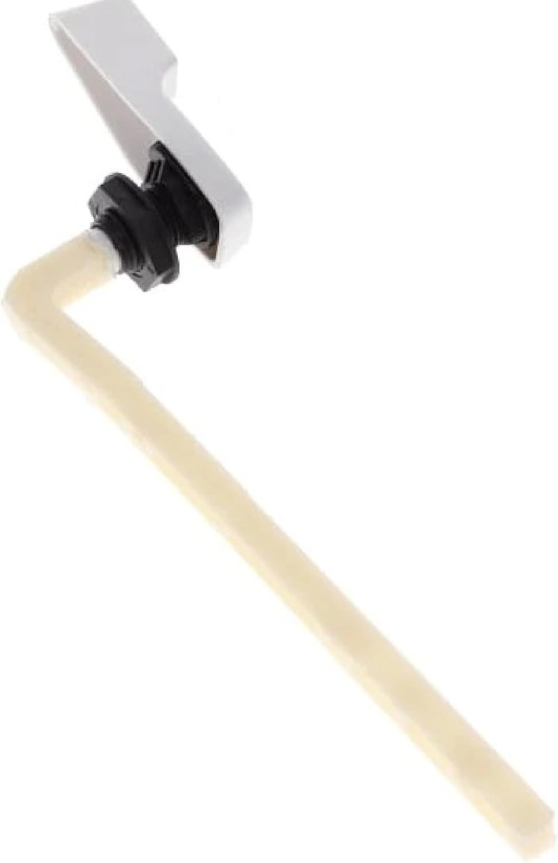Mansfield 40 Left-Hand Front Mount Toilet Tank Lever - Compact 7-Inch ABS Arm - Fits Models 11, 21, 26, 160, 161, 165, 170, 171, 175, 180, 190 – White Plastic Handle - Image 5