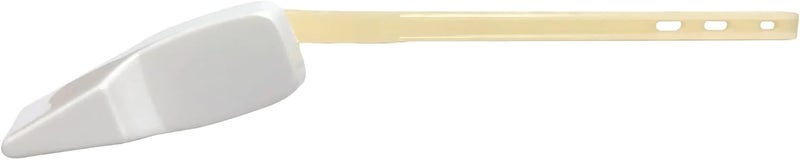 Mansfield 40 Left-Hand Front Mount Toilet Tank Lever - Compact 7-Inch ABS Arm - Fits Models 11, 21, 26, 160, 161, 165, 170, 171, 175, 180, 190 – White Plastic Handle - Image 2
