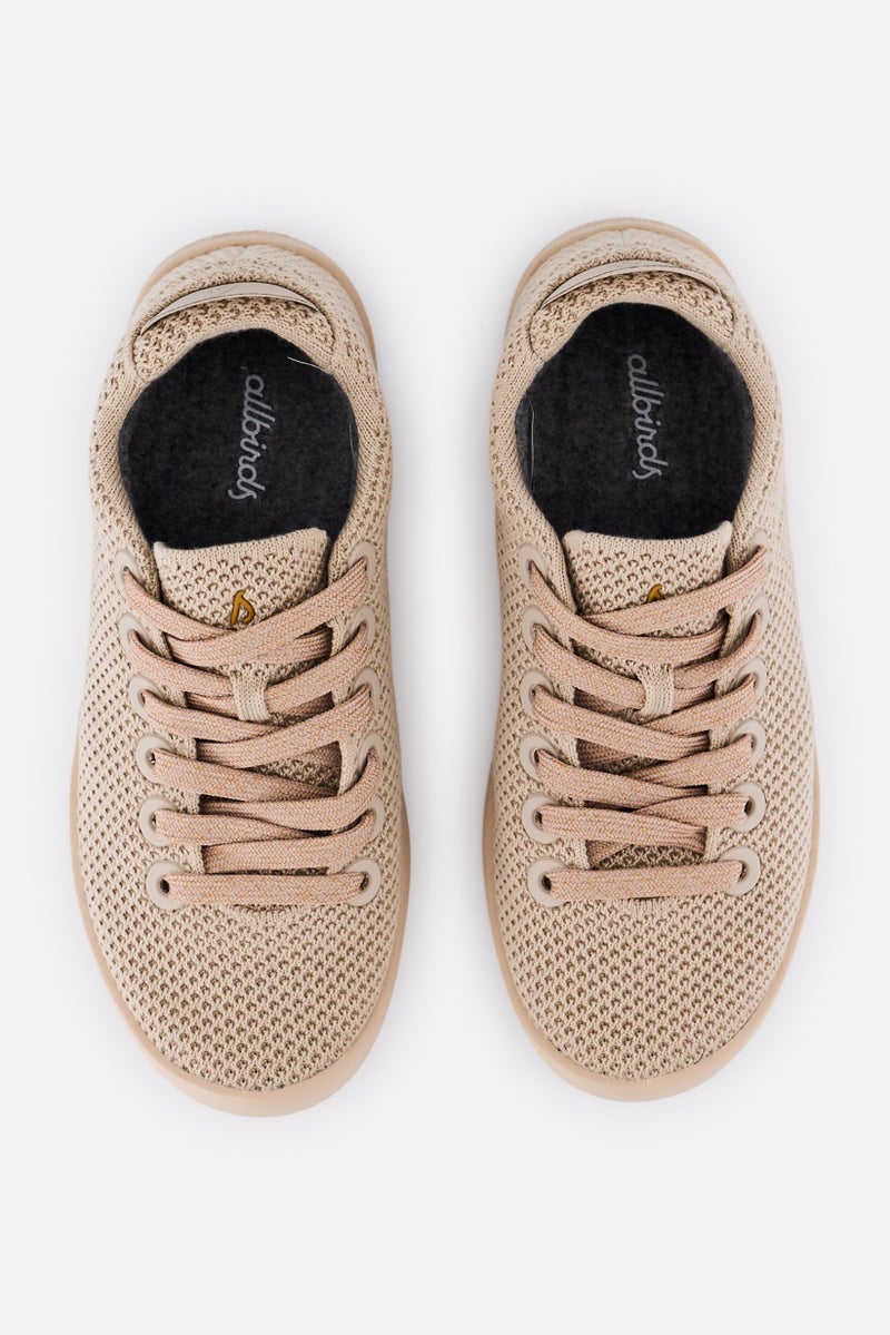 Allbirds أحذية نسائية من تري بايبرز مزودة بأربطة، بيج - Image 3
