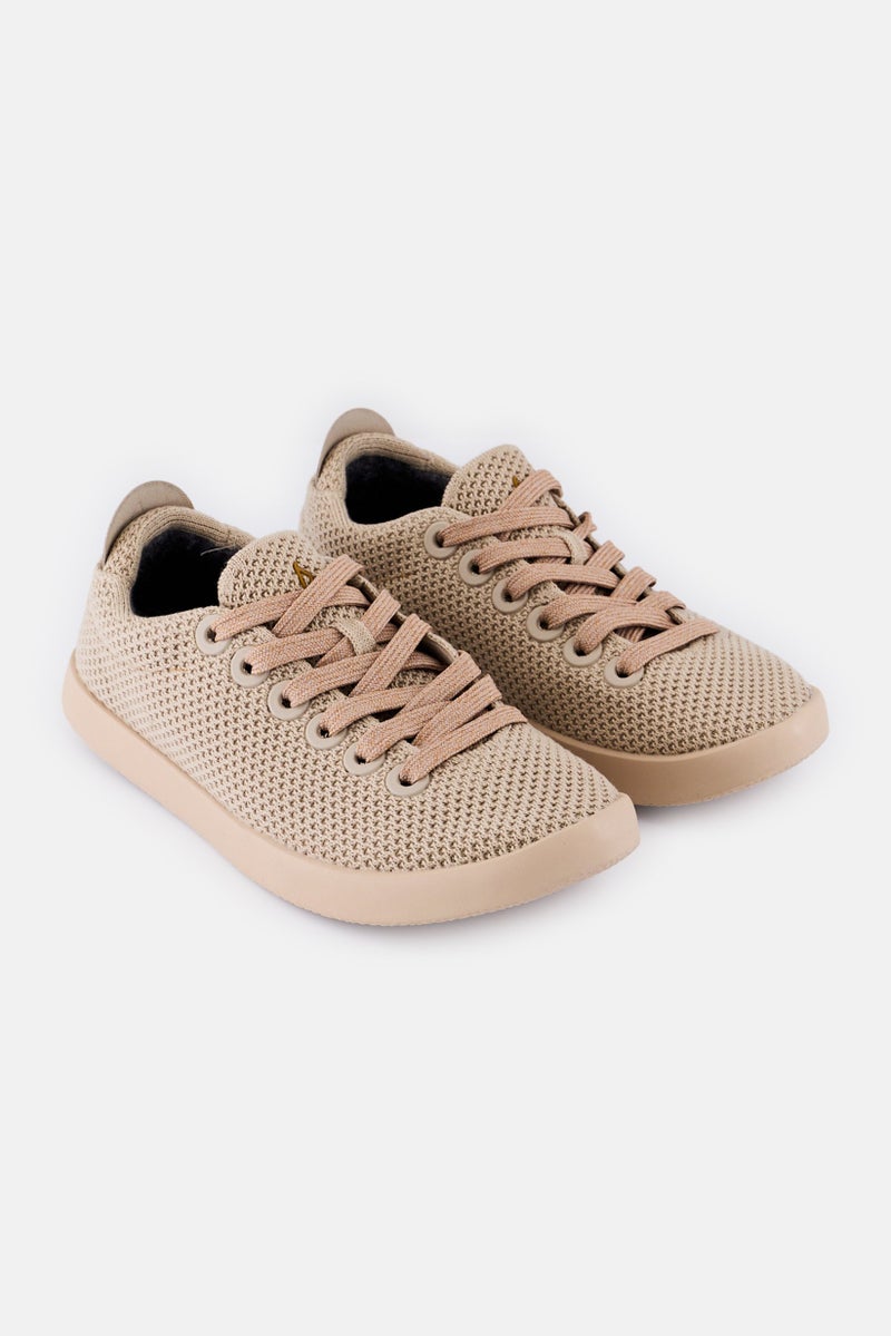 Allbirds أحذية نسائية من تري بايبرز مزودة بأربطة، بيج - Image 1