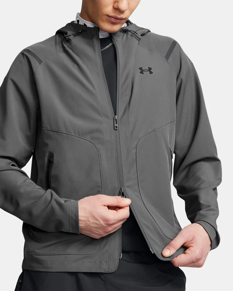 Under Armour Grey Men's Unstoppable Jacket for Men | Best Price UAE