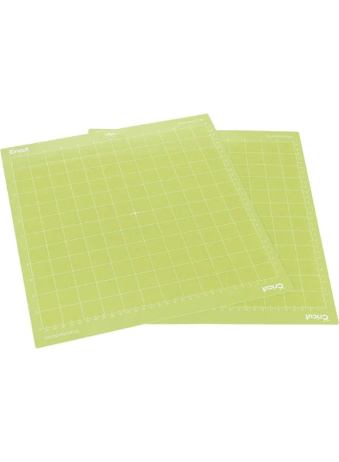 CRICUT STANDARD GRIP, 12"X12", 2 MATS, GREEN - Image 1