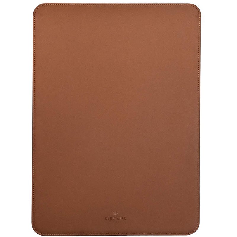 Comfyable Laptop Sleeve 15 Inch Precisely Compatible with MacBook Air 15" M4 2025 A3241 & M3 2024 A3114 & M2 2023 A2941, Faux Leather Cover Case, Brown - Image 1