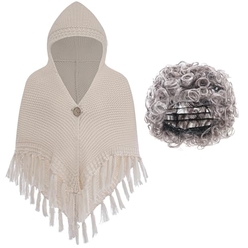 EBYTOP Old Lady Costume for Kids 100 Days of School Costume for Girls 100th Day Grandma Dress UpSet1 - Image 5