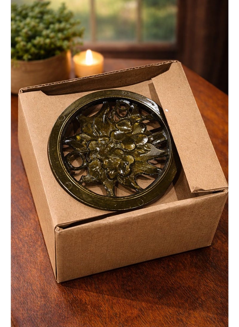Ceramic Incense Burner with Holder,| Decorative Holder for Sticks & Cones and Tablets, Ash Catcher for Home Fragrance, Bakhoor, Meditation & Aromatherapy - Image 5