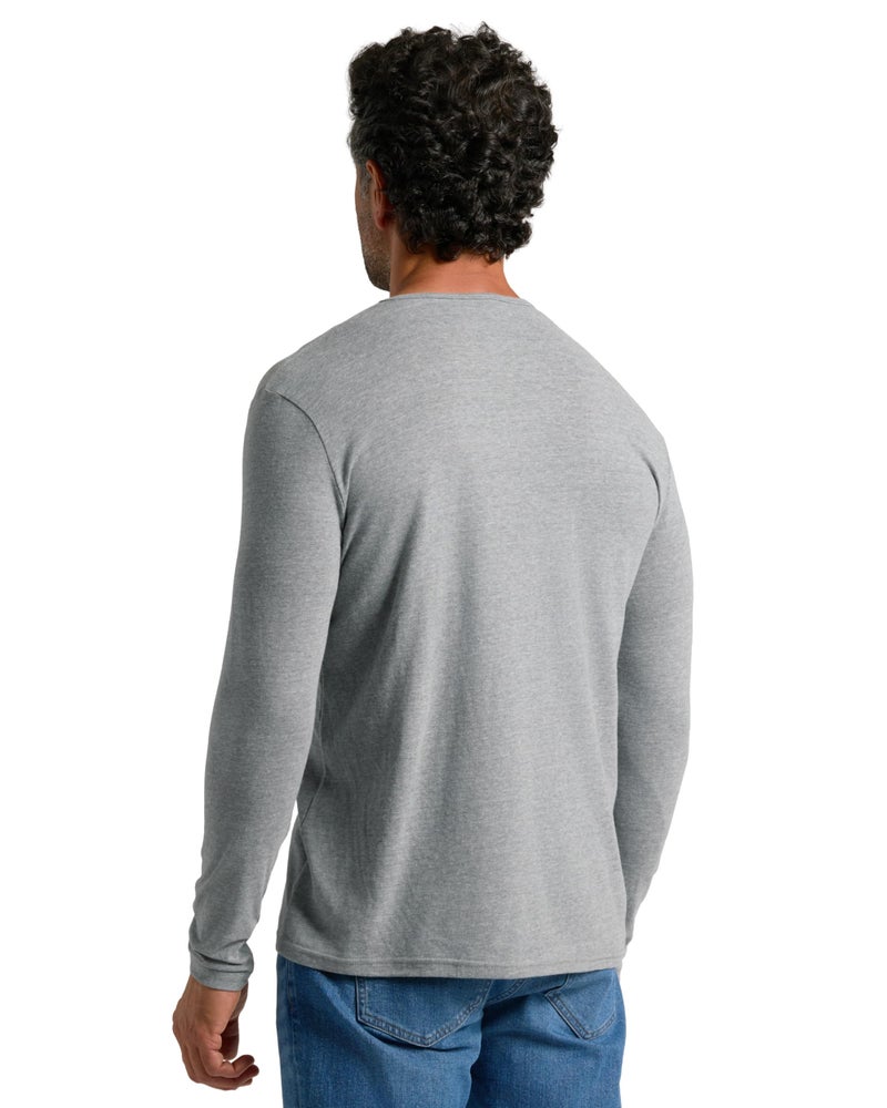 True Classic Long Sleeve Shirts for Men â€” Mens Long Sleeve Tee-Shirts, Henley Shirts for Men or Waffle-Knit Thermal T-Shirts - Henley - Regular, Pack of 3, Variety, L - Image 2