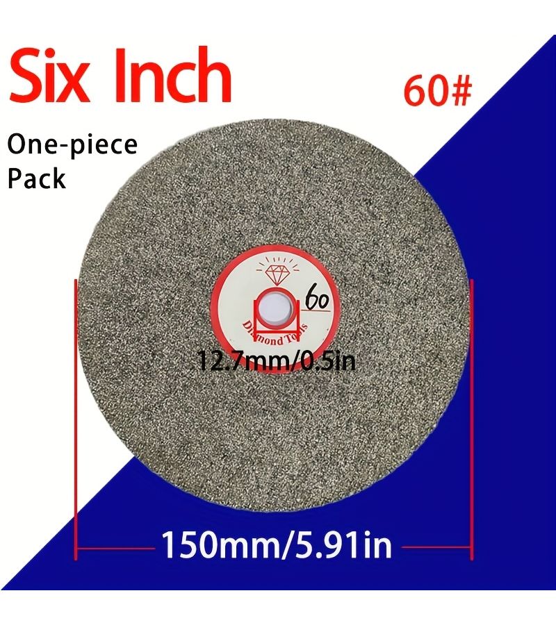 Industrial Grade 6 Inch Diamond Grinding Disc Grit 60 3000 One Piece - Image 3