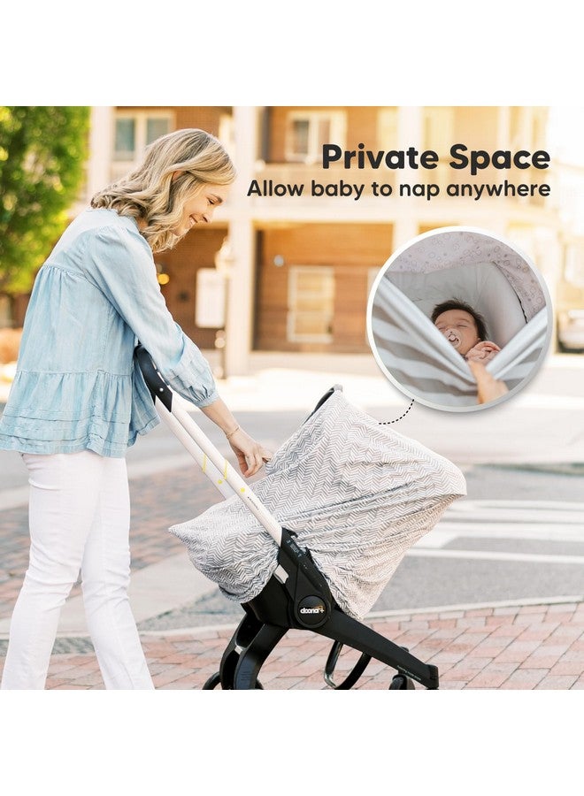 KeaBabies Car Seat Covers For Babies Nursing Cover Baby Car Seat Cover Nursing Covers For Breastfeeding Carseat Cover Girls Boy Breastfeeding Cover Infant Car Seat Cover Stroller Cover (Herringbone) - Image 5