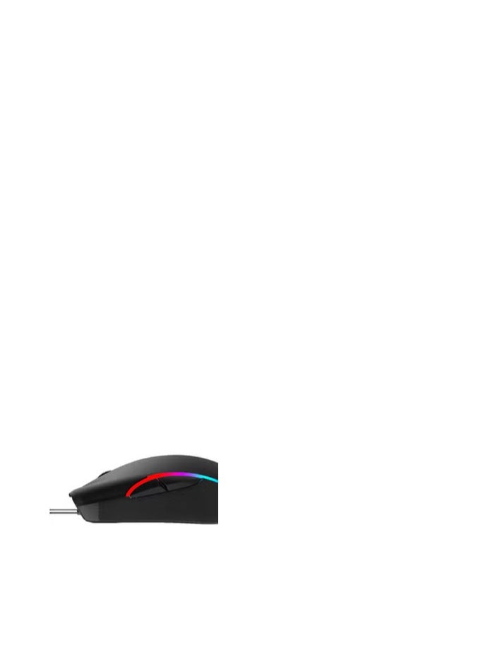 YES - ORIGINAL - ماوس جيمينج للالعاب من يس اوريجنال - موديل GX66 - قابل للتخصيص 6 ازرار ماكرو - بدقة 7200 نقطة - اسود - Image 1